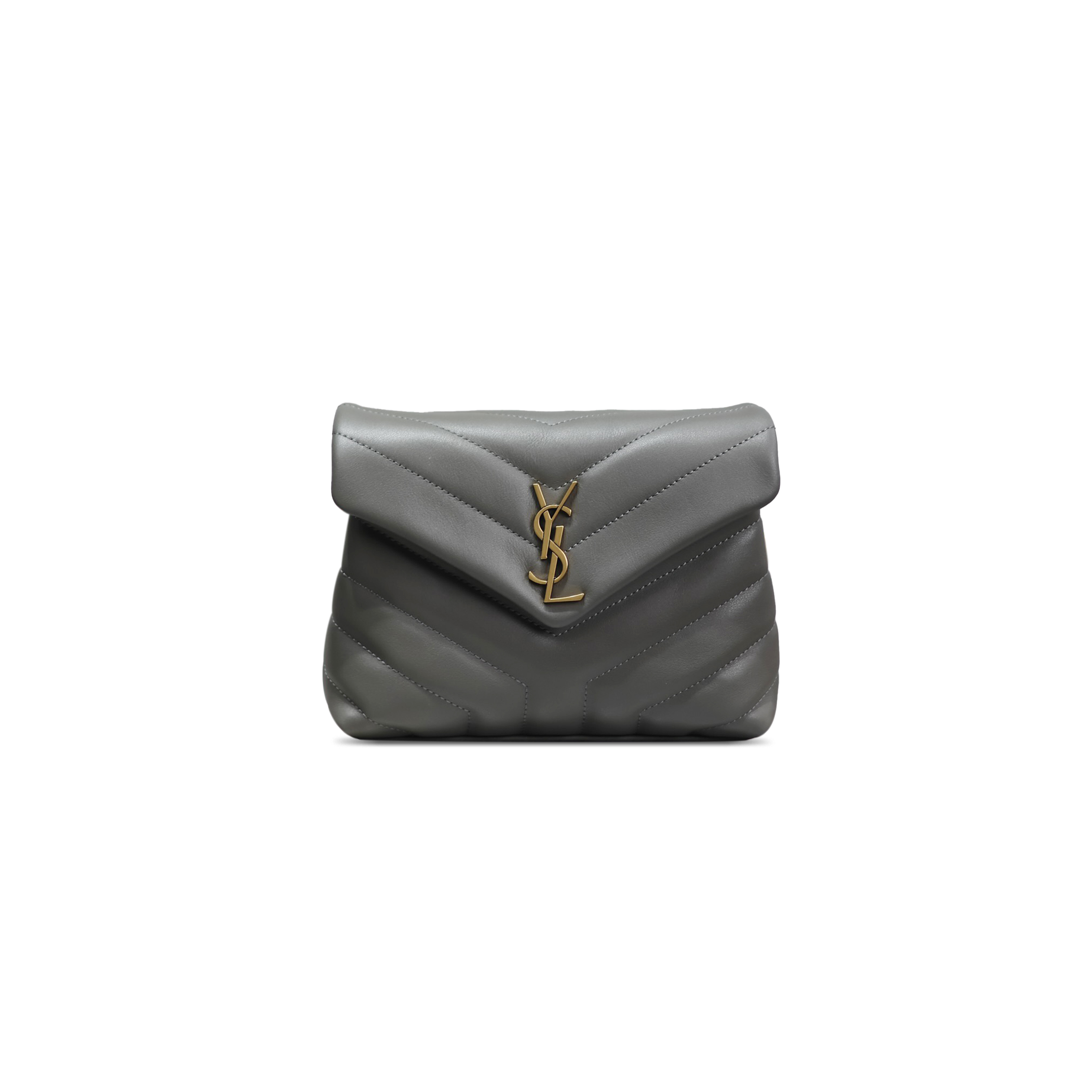 YSL TOY LOULOU SHOULDER BAG IN QUILTED LEATHER 467072 (20*14*7cm)
